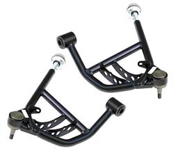 Control Arms, StrongArm, Steel, Black Powdercoated, Chevy 1965-70, Full Size Car, Front Lower, Pair