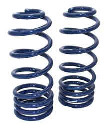 Coil Springs, StreetGrip, Dual-Rate, Rear, Blue Powdercoated, Buick, Chevy, Oldsmobile, Pontiac, Pair