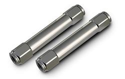 Tie Rod Sleeves, Billet, Clear Anodized, Chevrolet, Pair