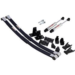 Leaf Spring, Composite, Black, Delrin Bushings, HQ Series Shock, Rear, Chevrolet, GMC, Kit