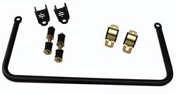 Sway Bar, MUSCLEbar, Hollow, Steel, Black Hammertone Powdercoated, Rear, 1 in. Diameter, Chevy, GMC, Kit