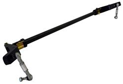 Sway Bar, MUSCLEbar, Solid, Steel, Black Powdercoated, Front, 1 1/4 in. Diameter, Chevy, Kit