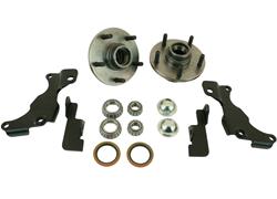 Brake Retention Kit, Front, Steel, Natural, Chevy, Kit