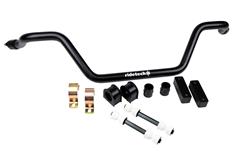 Sway Bar, MUSCLEbar, Solid, Steel, Black Powdercoated, Front, 1 1/8 in. Diameter, Ford, Kit