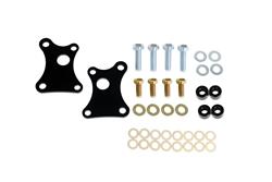 Rear caliper brackets for S550 brakes with Ridetech 79-93 Mustang IRS.