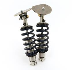 Coilover Shocks, HQ 1000 Series ShockWave, Front, 2.0 in. Lowered, 650 lbs./in. Spring Rate, Black Powdercoated Springs, Ford, Lincoln, Mercury, Kit