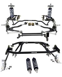 Suspension Kit, HQ CoiCoilover System, 61-65 Ford Falcon, Includes front and rear HQ Series Coilovers, Front Upper and Lower Arms, Kit