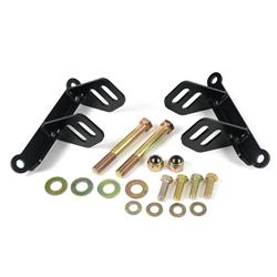 Engine Mount Brackets, Steel, Black, Ford, Small Block, Cleveland, Modified, Pair