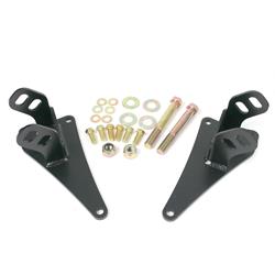 Engine Mount Brackets, Steel, Black, Ford, Modular, Pair