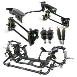 Air Springs, Complete Air Suspension System, Lowered, ShockWave, Ford, Kit