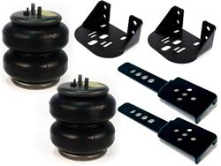 Air Springs, AIRoverLeaf System, Rear, 4,000 lb. Air Springs, Side Frame Brackets, Kit