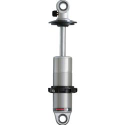 Coilover Shocks, HQ, Single-adjustable, Aluminum, Clear Anodized, Monotube, Gas-charged, Stud Upper/Eyelet Lower Mount, 14.5 in. Extended Length, Each