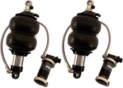 Air Shocks, TQ Series Shockwave, Monotube, 10.750 in. Collapsed Length, 14.250 in. Extended Length, Pair