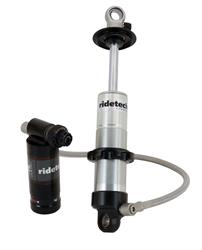 Coilover Shock, TQ, Triple-adjustable, Monotube, Aluminum, Clear Anodized, 12.300 in. Collapsed Length, 18.600 in. Extended Length, Each