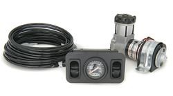 Air Compressor, Suspension, Overload Style, 12 V DC, 120 psi, 16.0 amps, Dash Panel, Kit