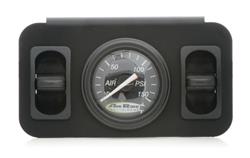 Control Panel, Dual Paddle Switch Type, Pressure Gauge, Black Face, Each