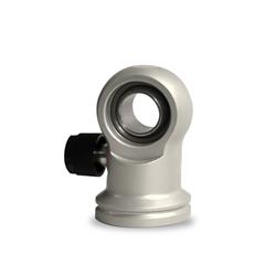 Shock Mount, Eyelet Top, 1.7 in. Tall, Aluminum, Natural, Each
