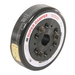 Harmonic Balancer, Super Damper, External Balance, Steel, Black, Chevy, 400, Each