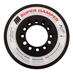 Super Damper Shell, Chevy, Cadillac LSA, 7.48 in., Aluminum Light Weight, 6-groove, Each