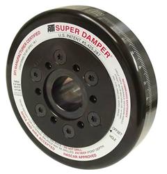 Harmonic Balancer, Super Damper, Internal Balance, Steel, Black, 7.074 in. Diameter, Mopar, Big Block, Hemi