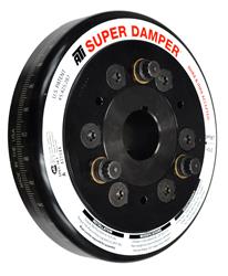 Harmonic Balancer, Super Damper, Internal Balance, Aluminum, Steel, Chevy Small Block, Pontiac 2.5L, Each