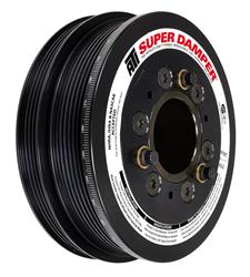 Harmonic Balancer, Super Damper, Internal Balance, Aluminum, Steel, Chevy, Pontiac, 5.7L, Each