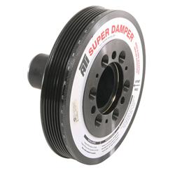 Harmonic Balancer, Super Damper, Internal Balance, Steel, Black, Chevy, Pontiac, 5.7L, LT1, Each