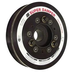 Harmonic Balancer, Internal Balance, Aluminum, Black, 6.78 in. Diameter, Chevy, Pontiac, 5.7L, Each