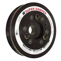 Harmonic Balancer, Underdrive, Internal Balance, Aluminum, Steel, Black, Chevy, 5.7L, Each