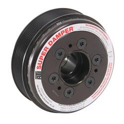 Harmonic Balancer, Super Damper, Internal Balance, Aluminum/Steel, Black, GM, Ecotec, Each