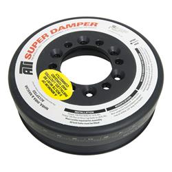 Harmonic Balancer, Super Damper Serpentine Series, Internal Balance, 7.480 in. O.D., Aluminum/Steel, Chevy