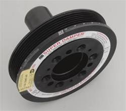 Harmonic Balancer, Super Damper, Internal Balance, Aluminum/Steel, Black, Chevy, 5.7L, LT1, Each