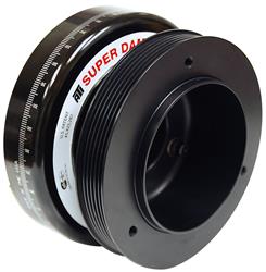 Harmonic Balancer, Super Damper, External Balance, Aluminum/Steel, Black, Buick, 3.8L, Each