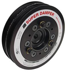 Harmonic Balancer, Super Damper, Internal Balance, Aluminum, Black, 6.78 in., Chrysler, Dodge, 2.4L, Each
