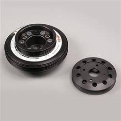 Harmonic Balancer, Super Damper, Internal Balance, Aluminum, Black, for Nissan, 2.6L, Each