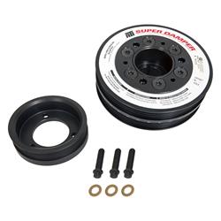 Harmonic Balancer, Super Damper, 5.500 in., Internal Balance, Aluminum, for Nissan, 800 Horsepower, Race, Each