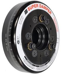 Harmonic Balancer, Super Damper, Internal Balance, Aluminum, Black, Chevy, LS with 1.483 in. Snout, Each