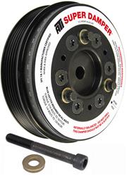 Harmonic Balancer, Super Damper Serpentine Series, Aluminum/Steel, Black Zinc Chromate, Mini, 1.6L, Each