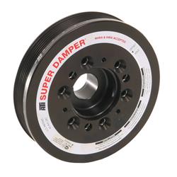 Harmonic Balancer, Super Damper, Internal Balance, Aluminum, Steel, Black, Ford, 4.6L, Each