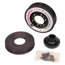 Harmonic Balancer, Super Damper, Internal Balance, Steel, Black, Ford, GT, 5.4L, Each