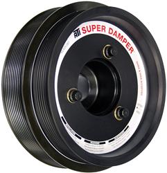 Harmonic Balancer, Super Damper, Internal Balance, Steel, Black, Ford, 5.4L, Each