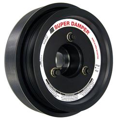 Harmonic Balancer, Super Damper, Internal Balance, Aluminum, Black, Ford, 5.4L, Each