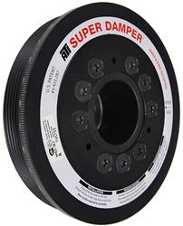 Harmonic Balancer, Super Damper, Internal Balance, Aluminum, Black, Mitsubishi 2003-06, 2.0L, Each