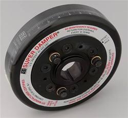 Harmonic Balancer, Super Damper, Internal Balance, Steel, Black, Ford, 332-428, FE, V8, Each