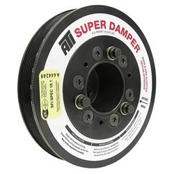 Harmonic Balancer, Super Damper, Internal Balance, Aluminum, Black, Chrysler, Dodge, Jeep, 6.1L, 392 Crate