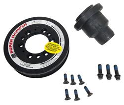 Harmonic Balancer, Standard, Aluminum, Black, Internal Balance, 6.78 in. Diameter, Chrysler, Dodge, Jeep, 5.7L
