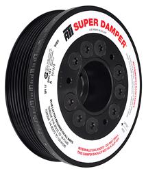 Harmonic Balancer, Super Damper, 5.5 in., Internal Balance, Aluminum, for use on Acura®, Honda®, 2.0L, Each