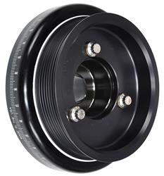 Harmonic Balancer, Aluminum, Black, Internal Balance, 7.074 in. Diameter, Nissan, 3.5, 3.7L, Each