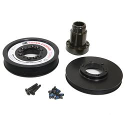 Harmonic Balancer, Supercharged Series, Internal Balance, Aluminum/Steel, 6 percent Overdriven, Chevy, 6.2L LS3