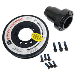 Harmonic Balancer, Serpentine, Aluminum, Black Anodized, Internal Balance, 7.48 in. Diameter, Chevy, 4.8, 5.3, 6.0L, Each